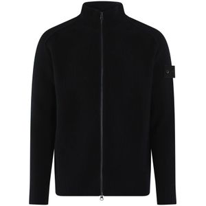 Stone Island, Heren, Truien, Blauw, Maat: L