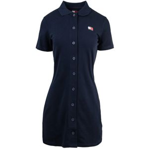 Tommy Hilfiger, Dames, Jurken, Blauw, Maat: S