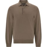 Boggi Milano - Trui - Beige - Polokraag - Lange Mouw