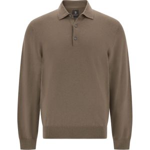 Boggi Milano - Trui - Beige - Polokraag - Lange Mouw