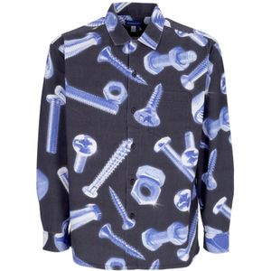 Market, Heren, Overhemden, Zwart, Maat: XL