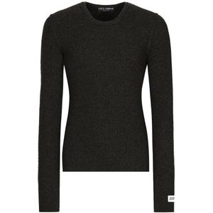 Dolce & Gabbana, Heren, Truien, Grijs, Maat: XL