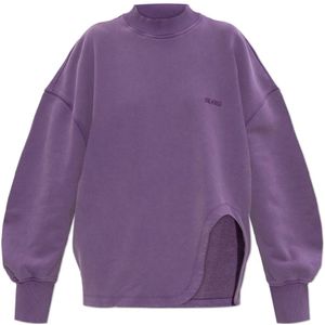 The Attico, Dames, Sweatshirts & Hoodies, Paars, Maat: 3XS Katoen,