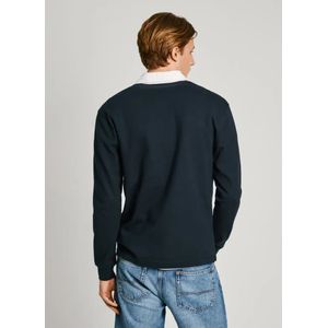 Pepe Jeans, Heren, Tops, Blauw, Maat: 2XL Katoen,