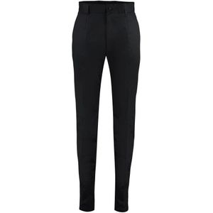 Dolce & Gabbana, Heren, Broeken, Zwart, Maat: L Katoen,