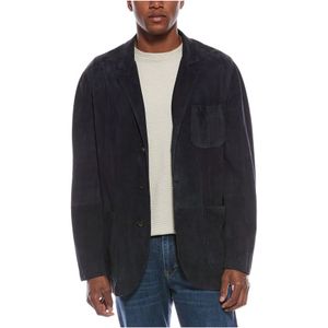 Brunello Cucinelli, Heren, Jassen, Blauw, Maat: L