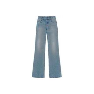 Twinset Flared Denim Jeans , Blue , Dames , Maat: W26
