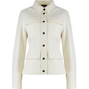 Moncler, Dames, Jassen, Wit, Maat: XS Acryl,