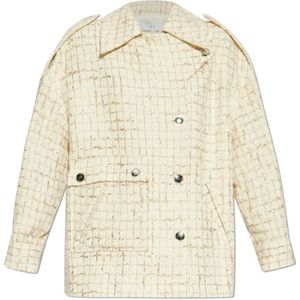 Iro, Dames, Jassen, Beige, Maat: L Katoen,