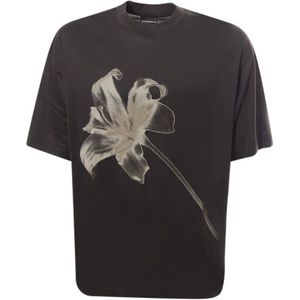 Emporio Armani, Heren, Tops, Zwart, Maat: L Katoen,