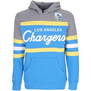 Mitchell & Ness, Heren, Sweatshirts & Hoodies, Blauw, Maat: L Katoen,