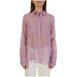 Marella, Dames, Blouses & Shirts, Paars, Maat: M
