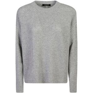 Fabiana Filippi, Dames, Truien, Grijs, Maat: M Wol,