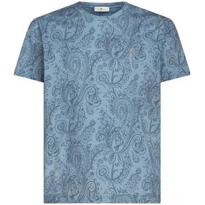 Etro, Heren, Tops, Blauw, Maat: 2XL Katoen,