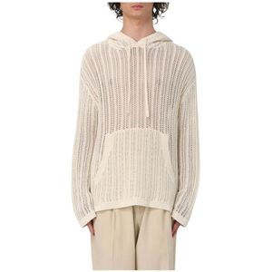 Nanushka, Heren, Sweatshirts & Hoodies, Beige, Maat: L Katoen,