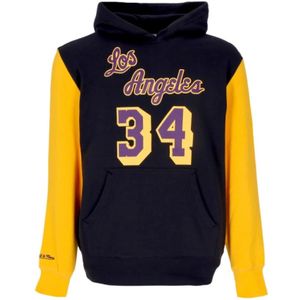 Mitchell & Ness, Heren, Sweatshirts & Hoodies, Geel, Maat: XL Fleece,