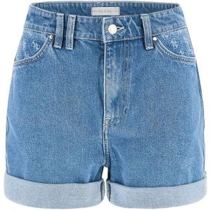 Guess, Dames, Korte broeken, Blauw, Maat: W24 Denim,