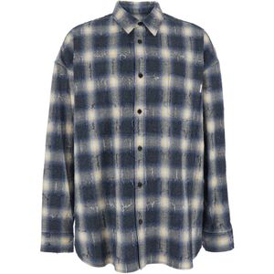 Juun.J, Heren, Overhemden, Grijs, Maat: M Katoen,