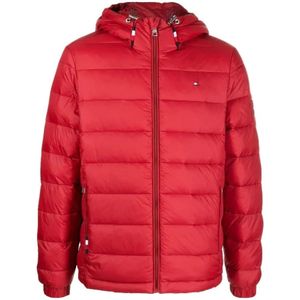 Tommy Hilfiger, Heren, Jassen, Rood, Maat: S
