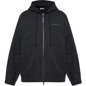 Moncler, Heren, Sweatshirts & Hoodies, Zwart, Maat: S Katoen,