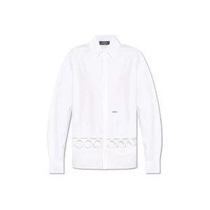 Dsquared2 Witte Hemden voor Vrouwen , White , Dames , Maat: 2XS