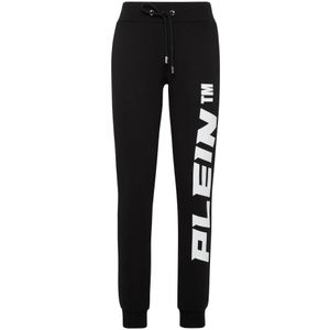 Philipp Plein, Dames, Broeken, Zwart, Maat: XS Katoen,