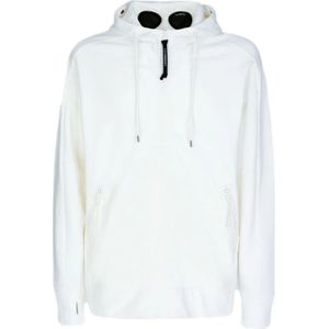 C.p. Company, Heren, Sweatshirts & Hoodies, Wit, Maat: XL Katoen,