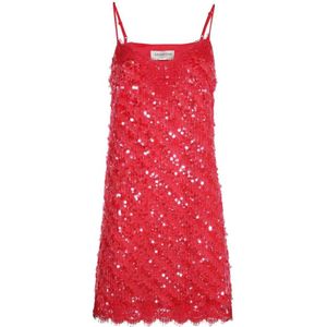 Ermanno Scervino, Dames, Jurken, Roze, Maat: 3XS Katoen,