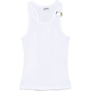 Jean Paul Gaultier, Dames, Tops, Wit, Maat: XS Zijde,