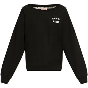 Kenzo - Sweatshirt - Zwart - Katoen - Ronde Halslijn