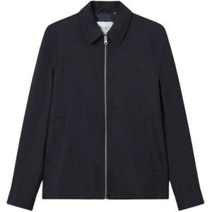 Les Deux, Heren, Jassen, Blauw, Maat: M