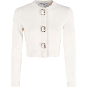 Self Portrait, Dames, Truien, Wit, Maat: S Wol,