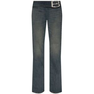 Balenciaga, Dames, Jeans, Grijs, Maat: W25 Katoen,