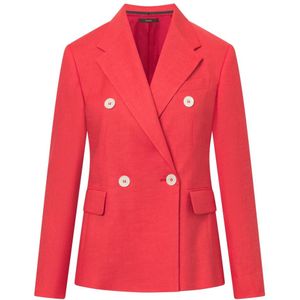 Windsor, Dames, Jassen, Rood, Maat: XL Linnen,