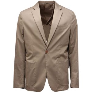 Selected Homme, Heren, Jassen, Beige, Maat: L Katoen,