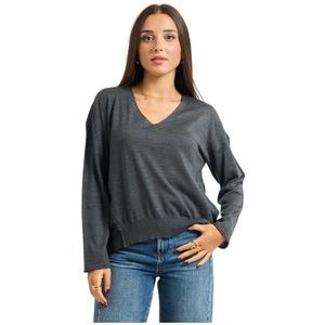 Alessia Santi, Dames, Truien, Grijs, Maat: S