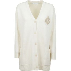 Max Mara, Dames, Truien, Wit, Maat: XS Wol,