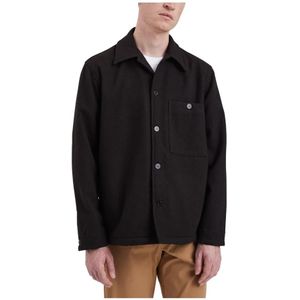 Norse Projects, Heren, Jassen, Zwart, Maat: M Wol,