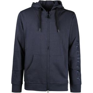 Peuterey, Heren, Sweatshirts & Hoodies, Blauw, Maat: S Katoen,