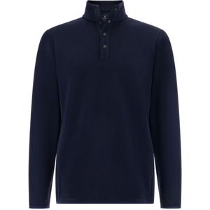 Boggi Milano - Sweatshirt - Navy - Recht Model - Lange Mouw