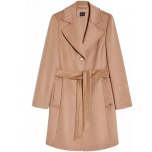 Pennyblack, Dames, Mantels, Beige, Maat: M Wol,