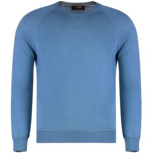Moorer, Heren, Truien, Blauw, Maat: M