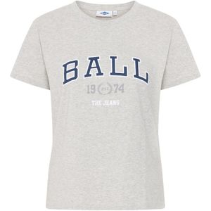 Ball, Dames, Tops, Grijs, Maat: M Katoen,