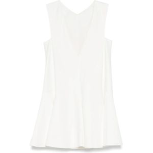 Khaite, Dames, Jurken, Wit, Maat: XS Zijde,