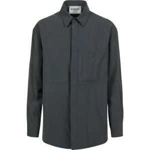 Iceberg, Heren, Overhemden, Grijs, Maat: M