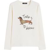 Regular fit shirt met lange mouwen van katoenmix, model 'RENOIR'