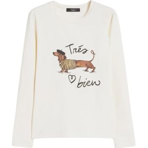 Regular fit shirt met lange mouwen van katoenmix, model 'RENOIR'