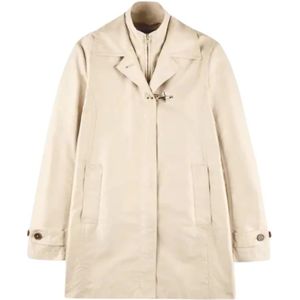 Fay - Waterafstotende Morning Coat - Beige - Heren - Met Ritssluiting