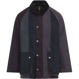 Barbour, Heren, Jassen, Veelkleurig, Maat: 4XS Katoen,