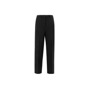 Pinko Wijde Hoge Taille Broek , Black , Dames , Maat: XS